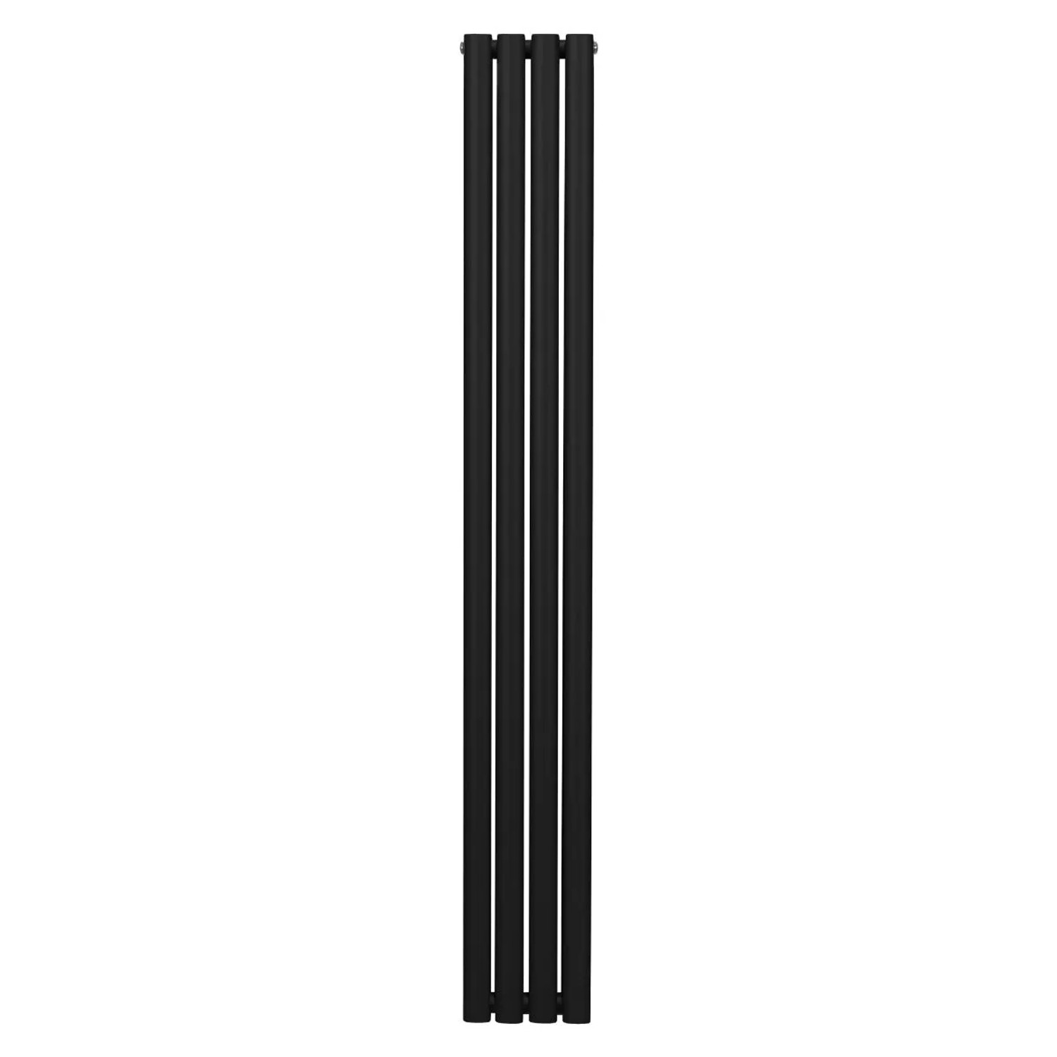 Monstershop Oval Röhrenheizkörper 1800mm x 240mm Schwarz