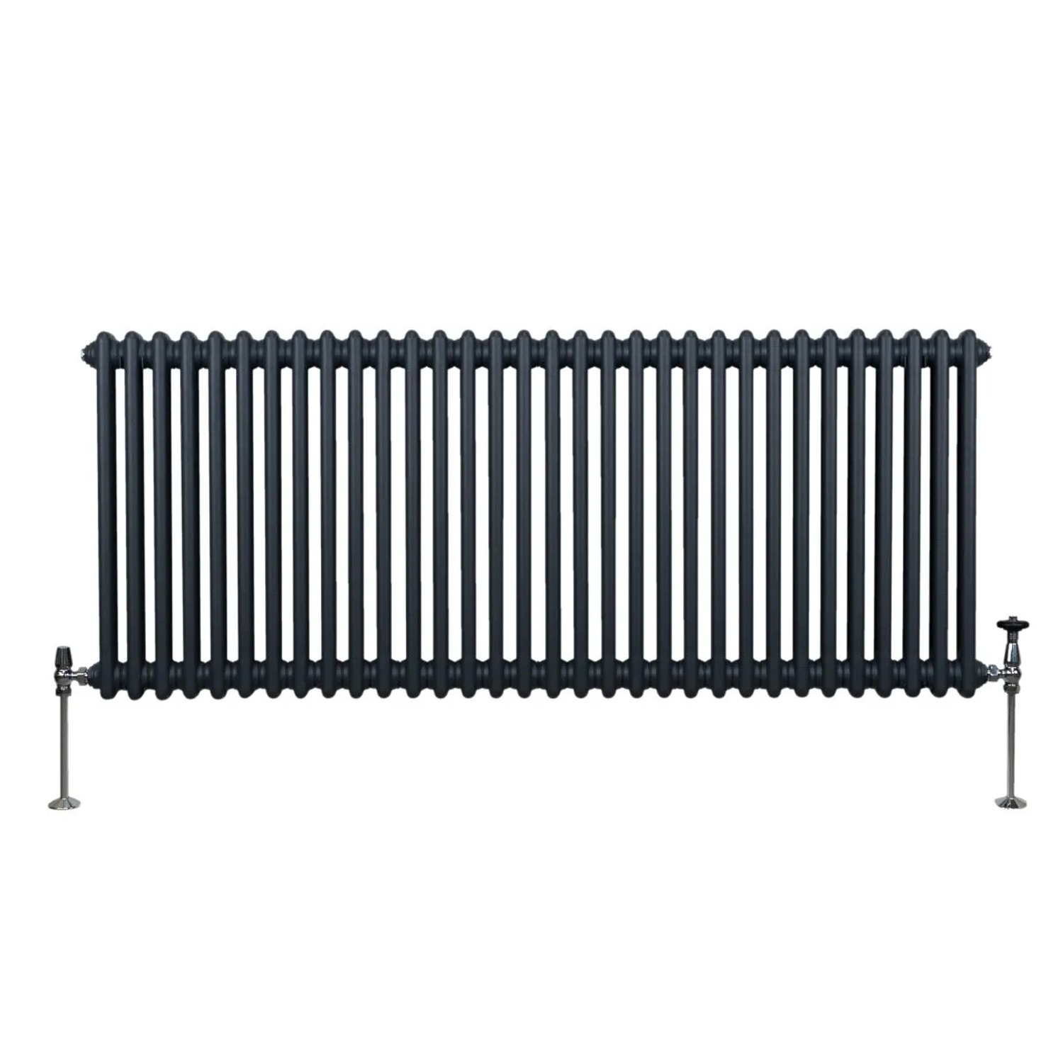 Monstershop Traditioneller 2 Spalten Heizkörper 600 x 1462 mm Anthrazitgrau