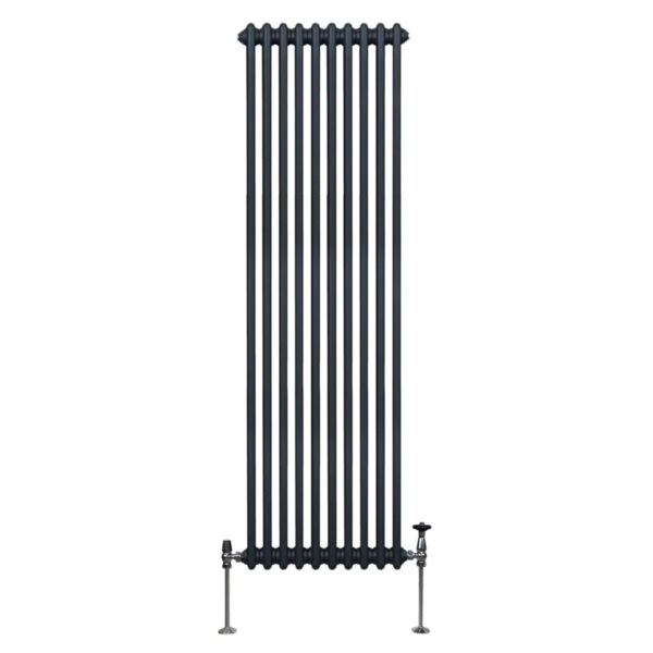 Monstershop Traditioneller 2 Spalten Heizkörper 1800 x 472 mm Anthrazitgrau