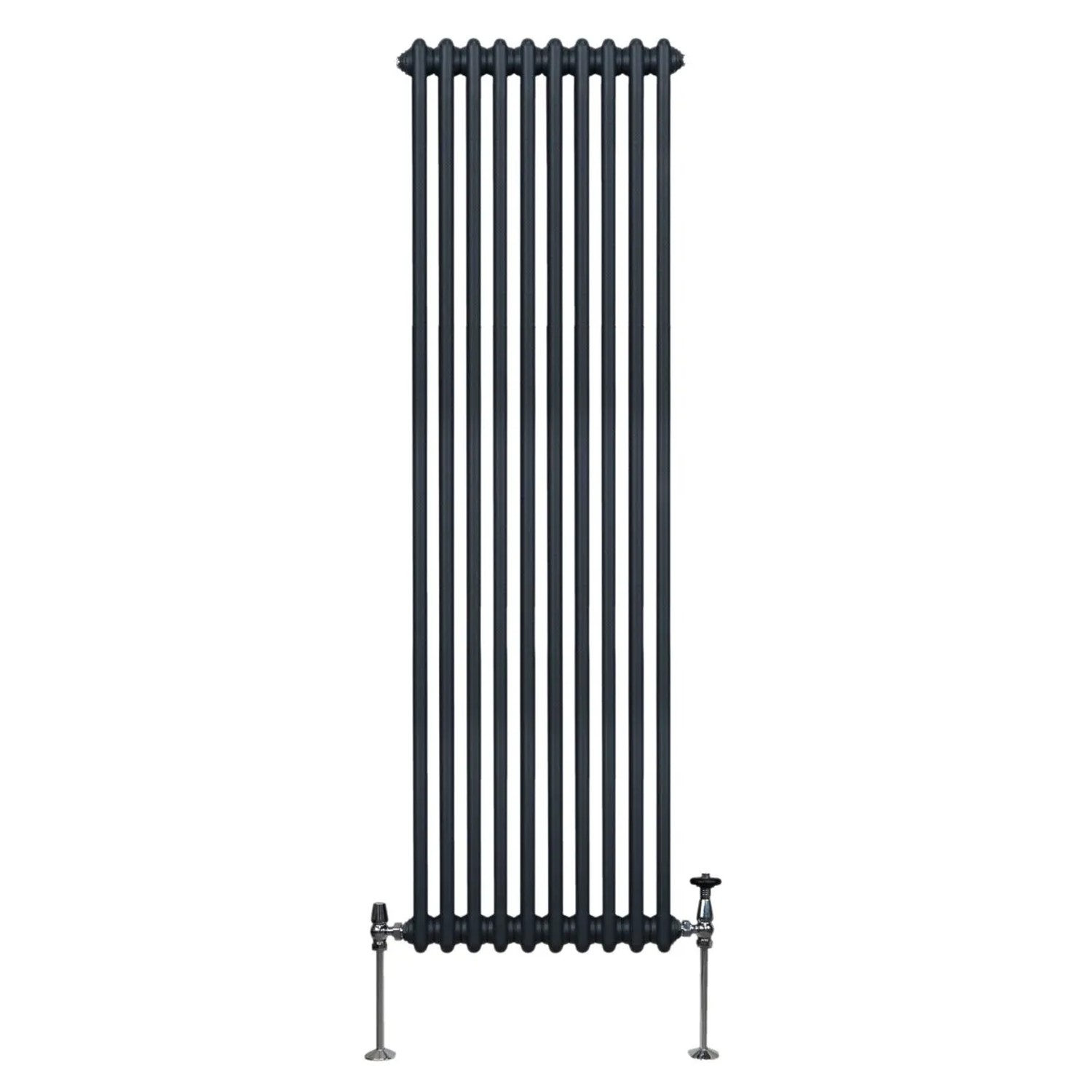 Monstershop Traditioneller 2 Spalten Heizkörper 1800 x 472 mm Anthrazitgrau