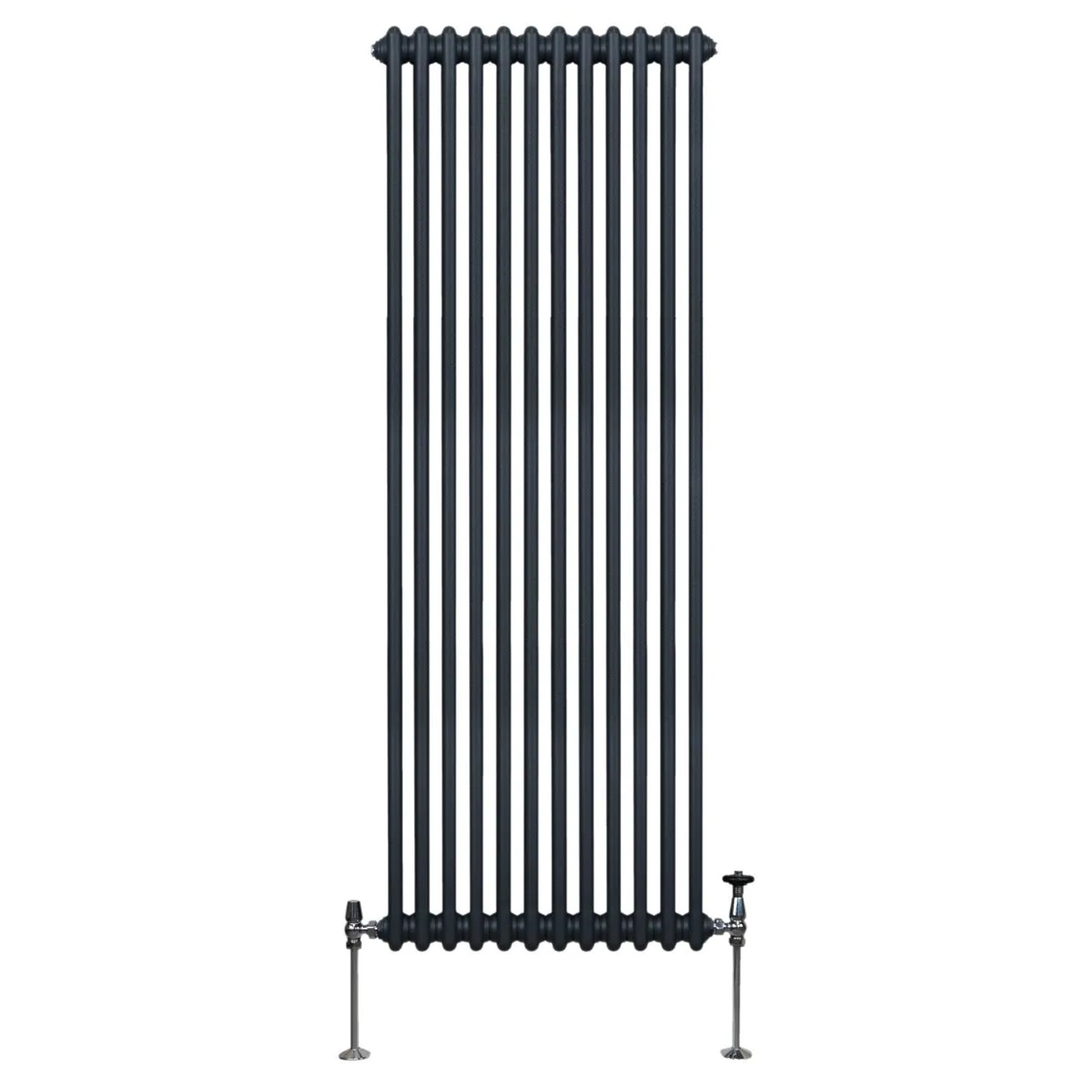 Monstershop Traditioneller 2 Spalten Heizkörper 1800 x 562 mm Anthrazitgrau