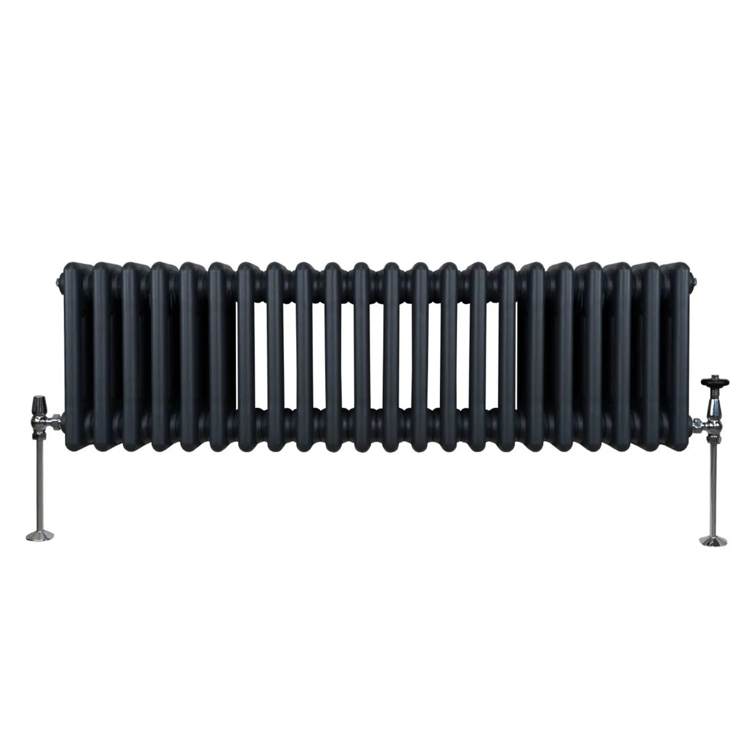 Monstershop Traditioneller 3 Spalten Heizkörper 300 x 1012 mm Anthrazitgrau