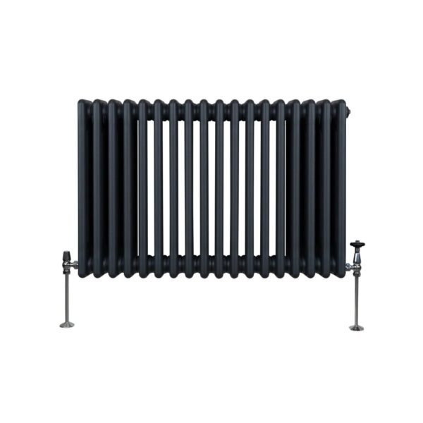 Monstershop Traditioneller 3 Spalten Heizkörper 600 x 832 mm Anthrazitgrau Monstershop Traditioneller 3 Spalten Heizkörper 600 x 832 mm Anthrazitgrau