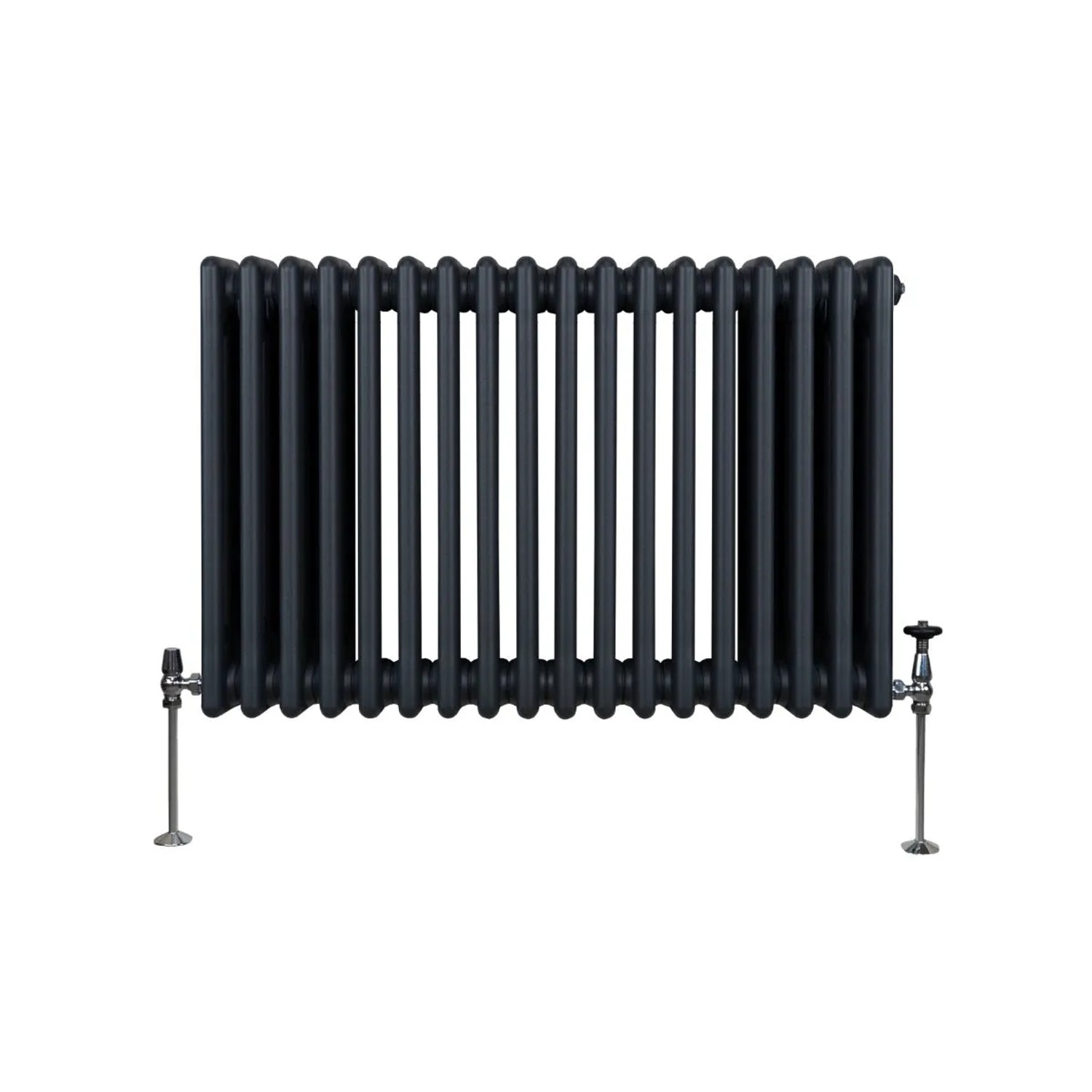Monstershop Traditioneller 3 Spalten Heizkörper 600 x 832 mm Anthrazitgrau