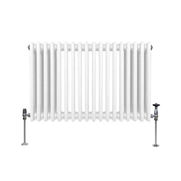 Monstershop Traditioneller 3 Spalten Heizkörper 600 x 832 mm Weiß