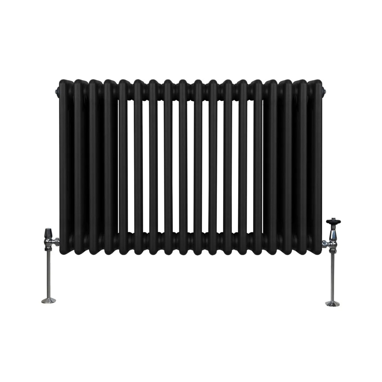 Monstershop Traditioneller 3 Spalten Heizkörper 600 x 832 mm Schwarz