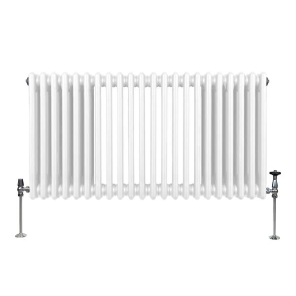 Monstershop Traditioneller 3 Spalten Heizkörper 600 x 1012 mm Weiß