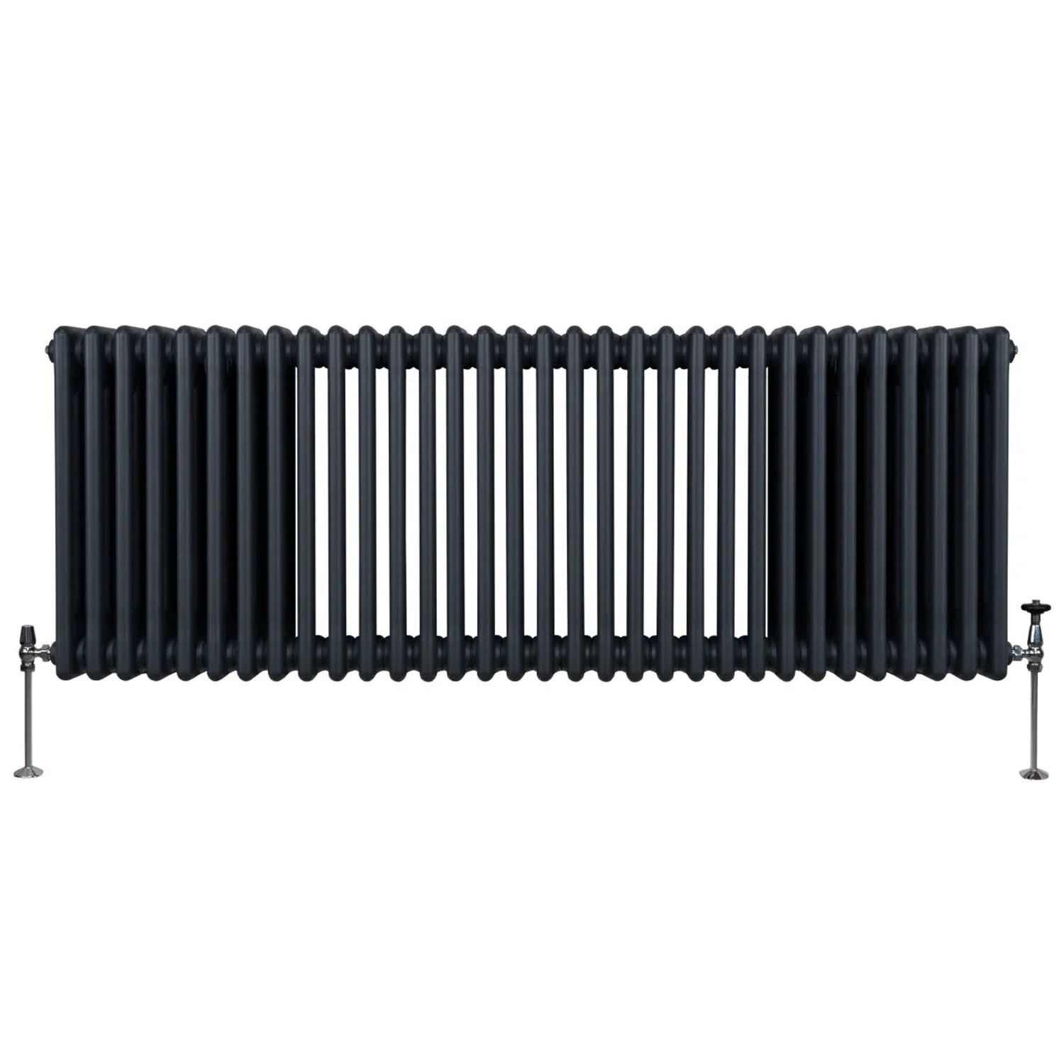 Monstershop Traditioneller 3 Spalten Heizkörper 600 x 1462 mm Anthrazitgrau