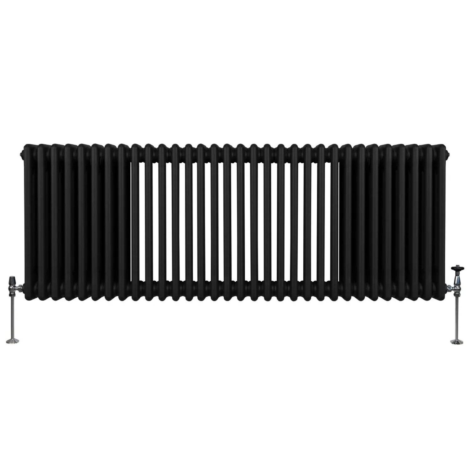 Monstershop Traditioneller 3 Spalten Heizkörper 600 x 1462 mm Schwarz