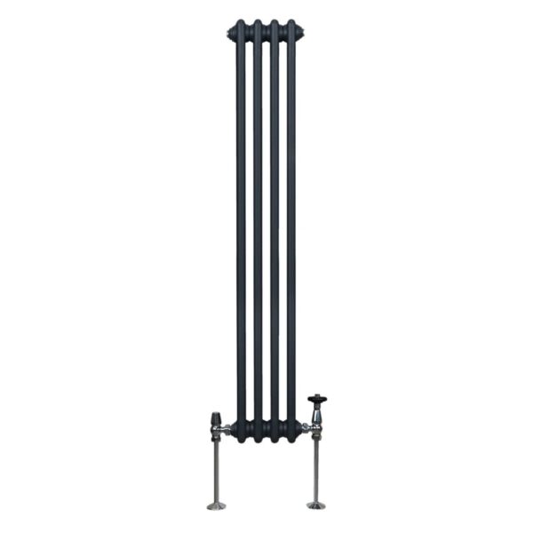 Monstershop Traditioneller 3 Spalten Heizkörper 1500 x 202 mm Anthrazitgrau Monstershop Traditioneller 3 Spalten Heizkörper 1500 x 202 mm Anthrazitgrau