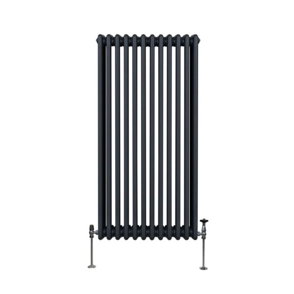 Monstershop Traditioneller 3 Spalten Heizkörper 1500 x 562 mm Anthrazitgrau Monstershop Traditioneller 3 Spalten Heizkörper 1500 x 562 mm Anthrazitgrau