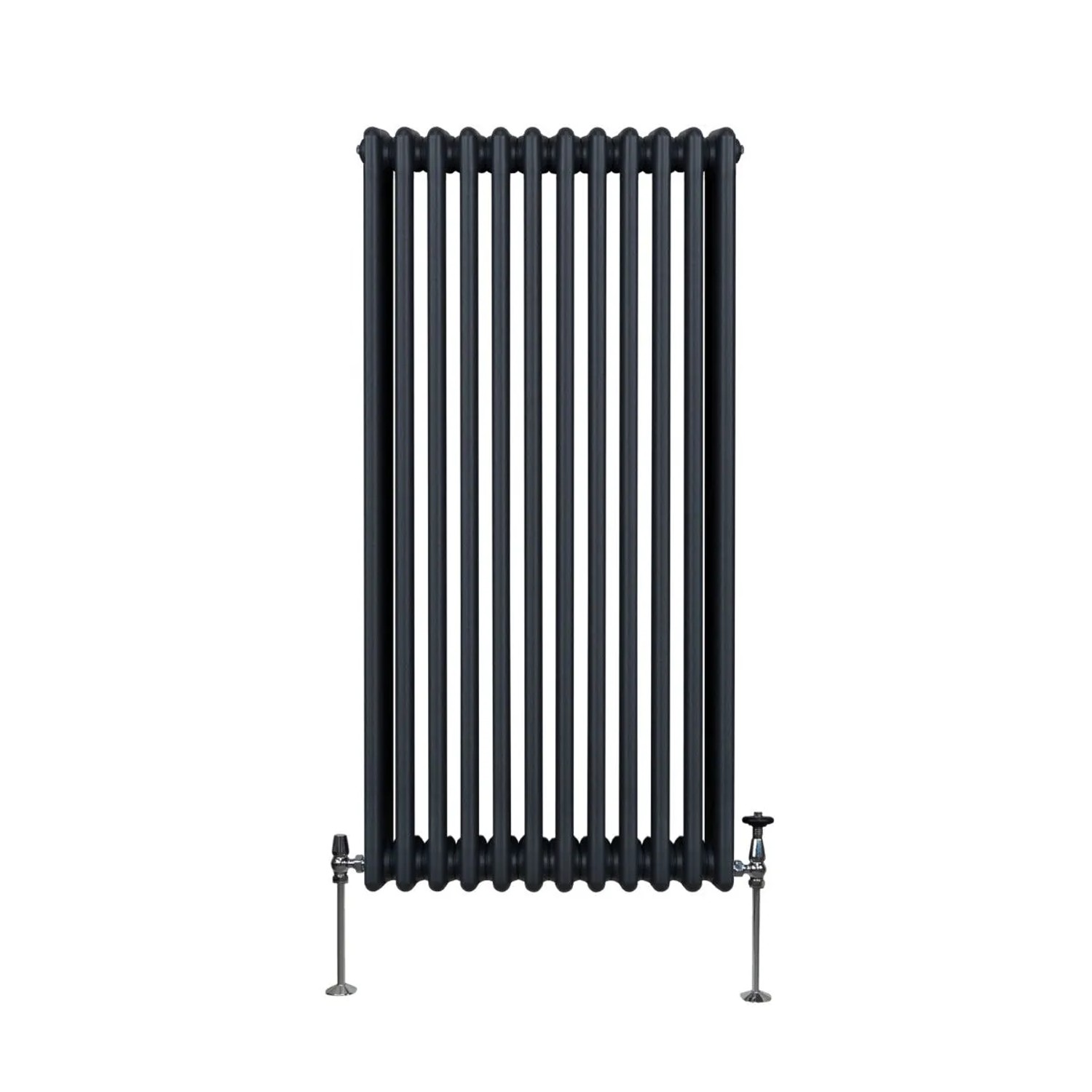 Monstershop Traditioneller 3 Spalten Heizkörper 1500 x 562 mm Anthrazitgrau