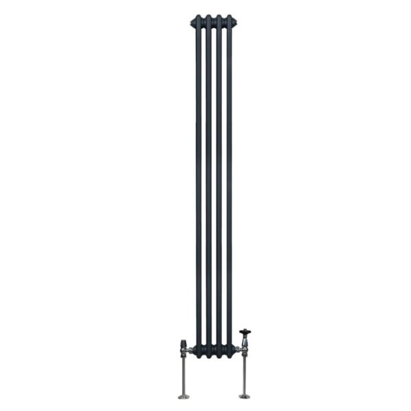 Monstershop Traditioneller 3 Spalten Heizkörper 1800 x 202 mm Anthrazitgrau