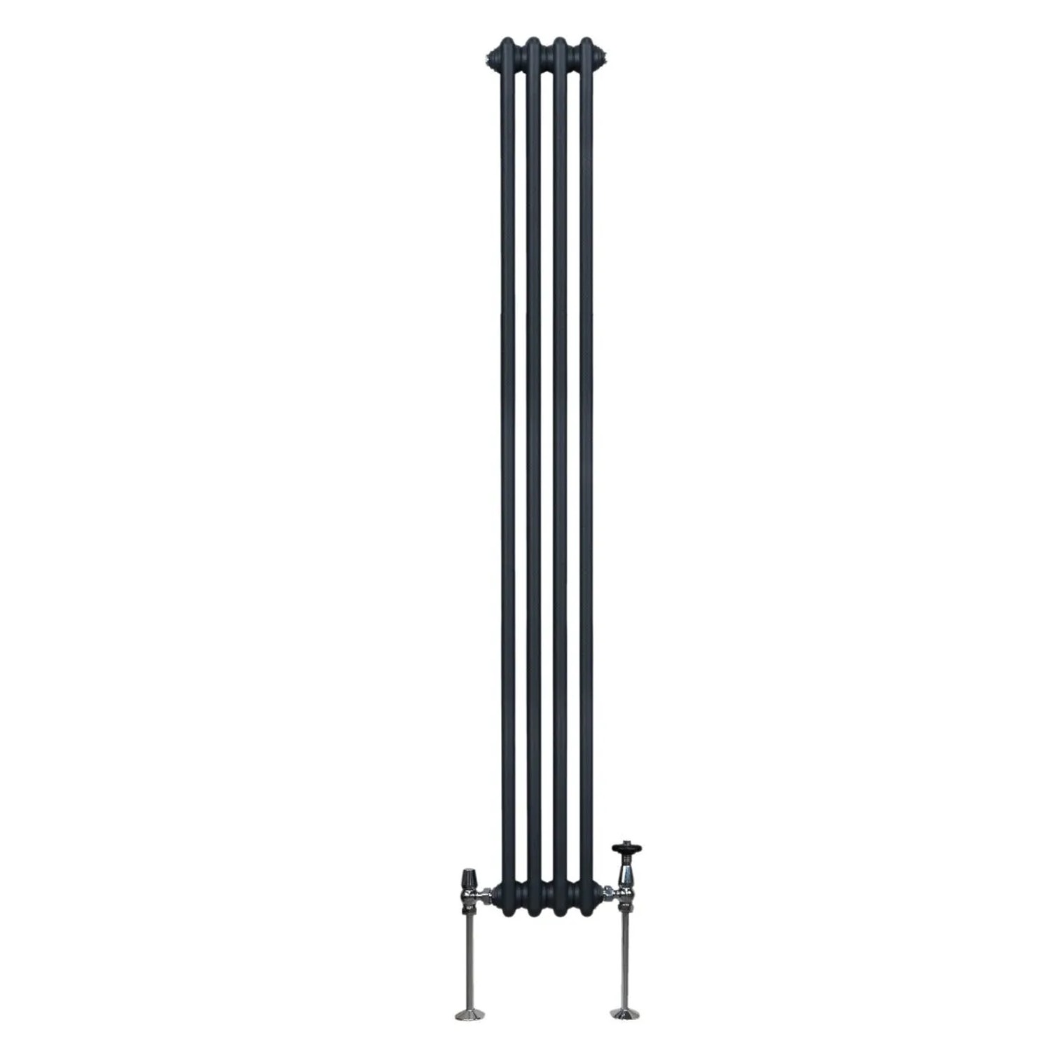 Monstershop Traditioneller 3 Spalten Heizkörper 1800 x 202 mm Anthrazitgrau