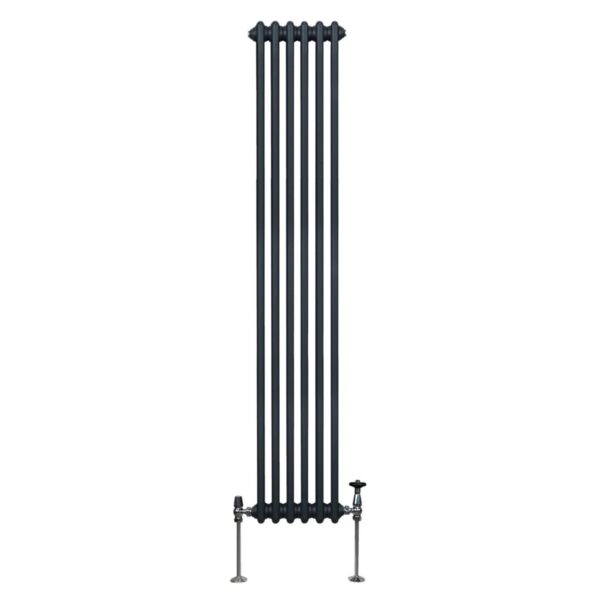 Monstershop Traditioneller 3 Spalten Heizkörper 1800 x 292 mm Anthrazitgrau