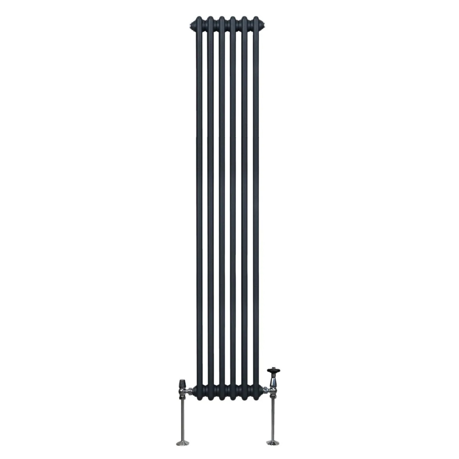 Monstershop Traditioneller 3 Spalten Heizkörper 1800 x 292 mm Anthrazitgrau