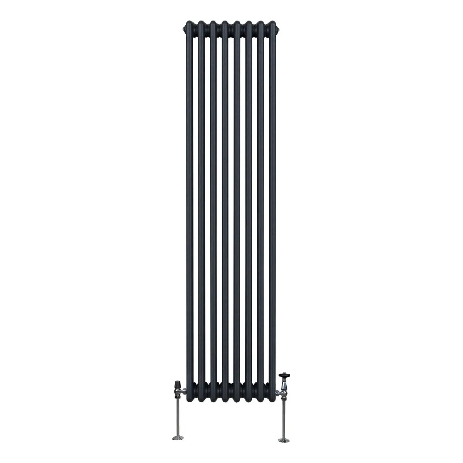 Monstershop Traditioneller 3 Spalten Heizkörper 1800 x 382 mm Anthrazitgrau