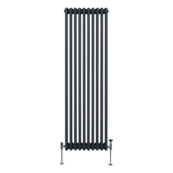 Monstershop Traditioneller 3 Spalten Heizkörper 1800 x 472 mm Anthrazitgrau Monstershop Traditioneller 3 Spalten Heizkörper 1800 x 472 mm Anthrazitgrau