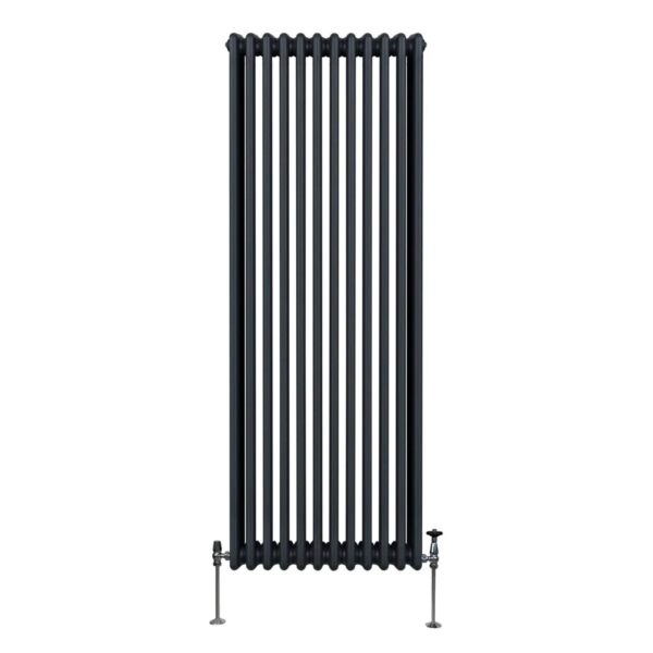 Monstershop Traditioneller 3 Spalten Heizkörper 1800 x 562 mm Anthrazitgrau