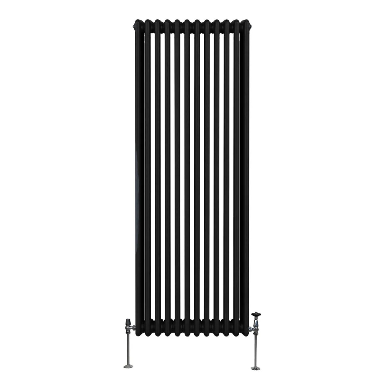 Monstershop Traditioneller 3 Spalten Heizkörper 1800 x 562 mm Schwarz