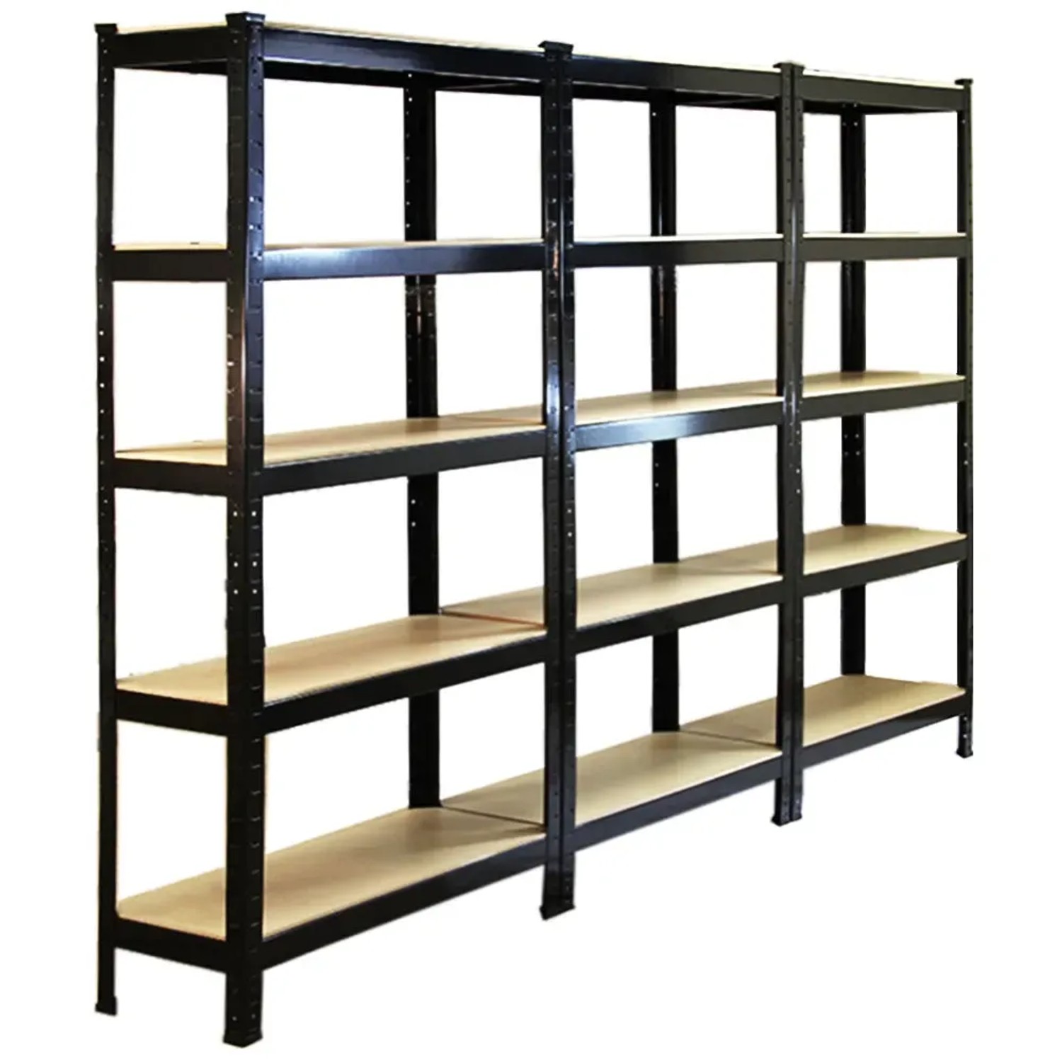 Monstershop 3 x Monster Racking T-Rax 75cm Lagerregal Schwarz mit Gratis Gummihammer
