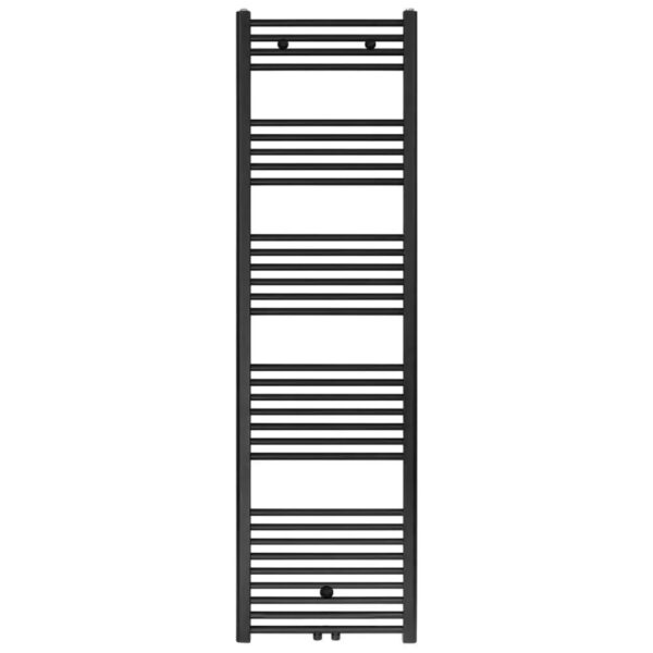 Belrad Badheizkörper Mittelanschluss Schwarz Matt Gebürstet 1800 x 500 HxB 821W