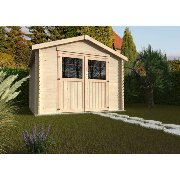 Decor et Jardin Gartenhaus Valodeal Natur 317 cm x 313 cm Decor et Jardin Gartenhaus Valodeal Natur 317 cm x 313 cm