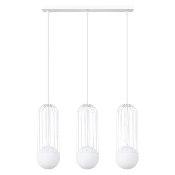 Sollux Lighting Pendelleuchte Brina 3L Weiß