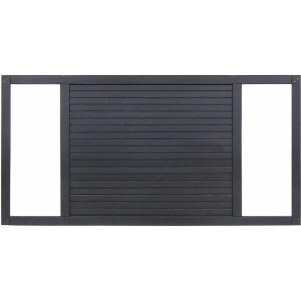Sichtschutzzaun Element Duo Anthrazit 90 cm x 180 cm