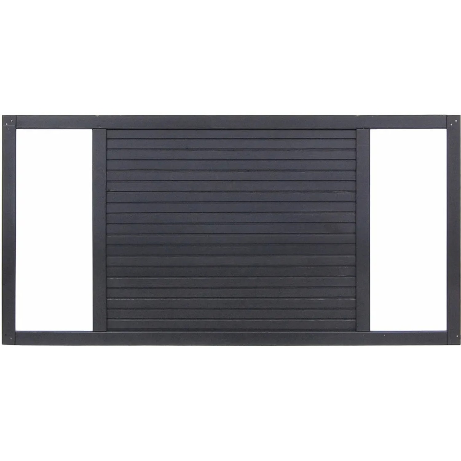 Sichtschutzzaun Element Duo Anthrazit 90 cm x 180 cm