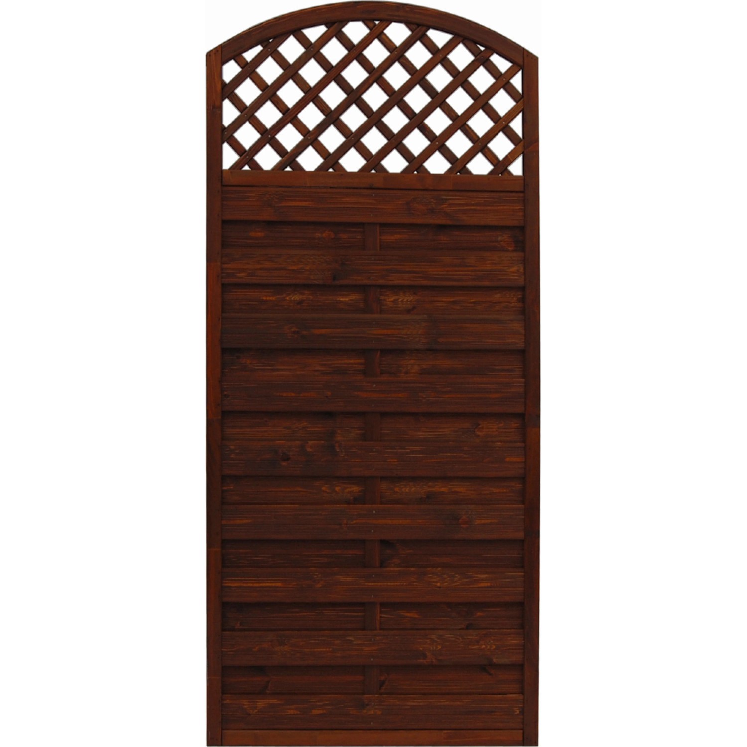 Sichtschutzzaun Element Bordeaux Braun 180/195 cm x 90 cm