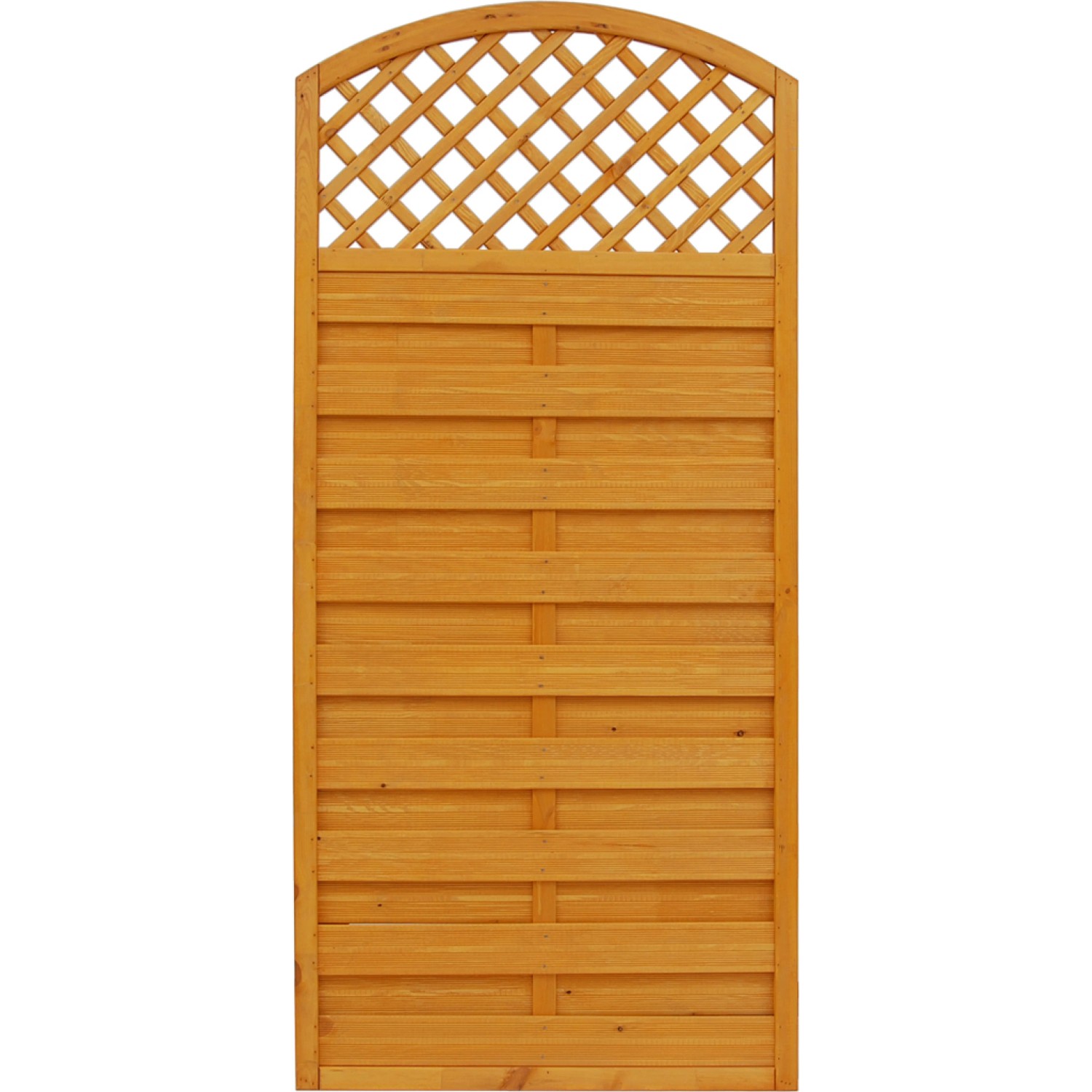 Sichtschutzzaun Element Bordeaux Pinienfarben 180/195 cm x 90 cm