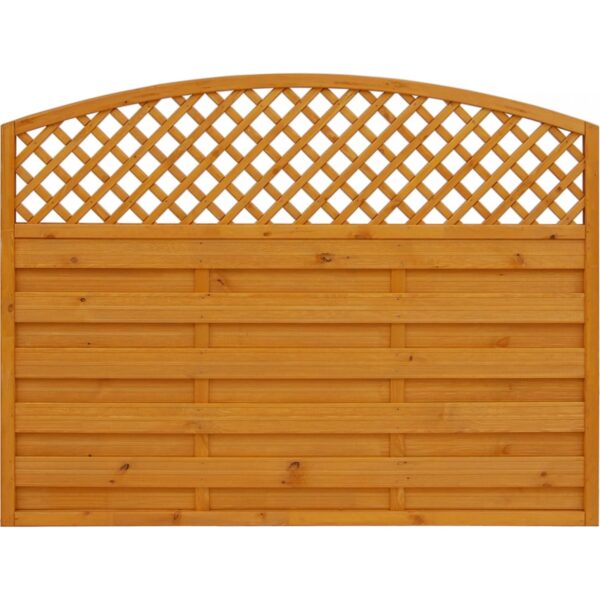 Sichtschutzzaun Element Bordeaux Pinienfarben 120/135 cm x 180 cm Sichtschutzzaun Element Bordeaux Pinienfarben 120/135 cm x 180 cm