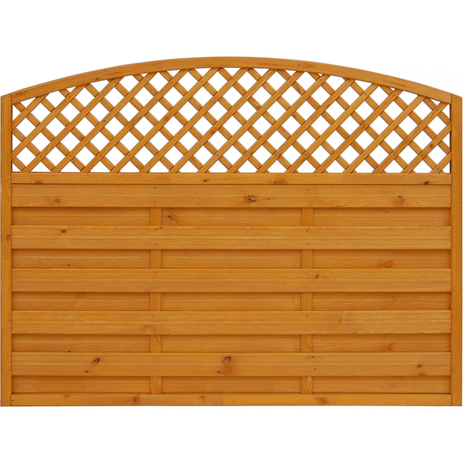 Sichtschutzzaun Element Bordeaux Pinienfarben 120/135 cm x 180 cm