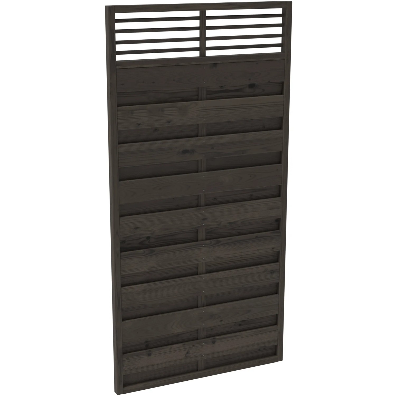 Sichtschutzzaun Element Wien Anthrazit,asiert 180 cm x 90 cm
