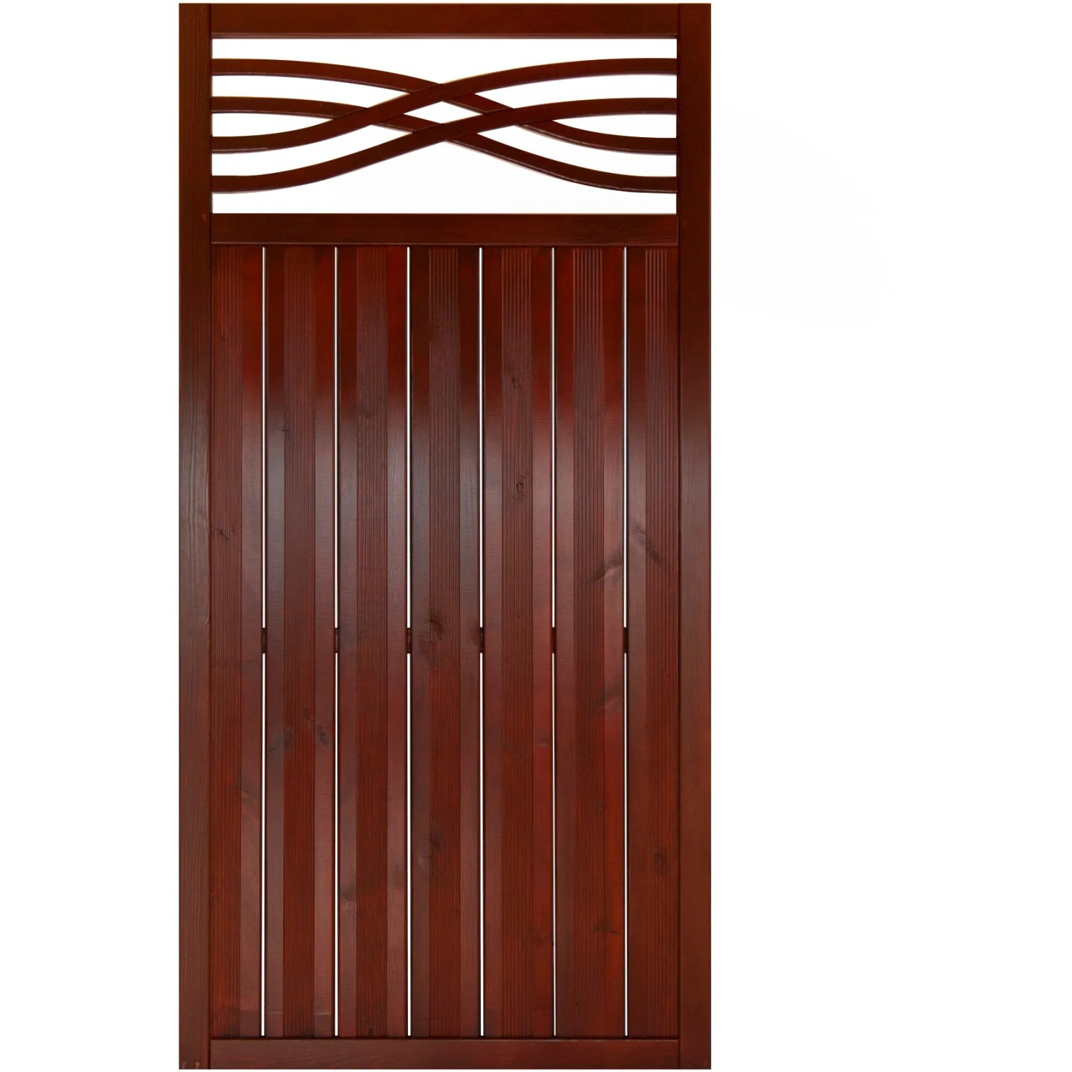 Zaunelement Malaga 180 cm x 90 cm Braun