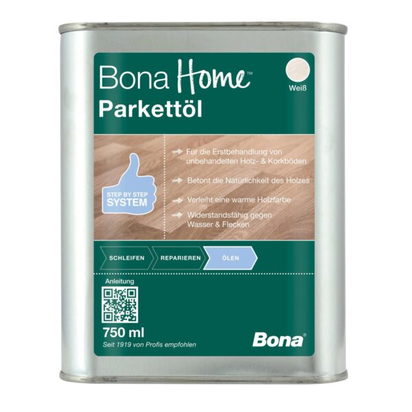 Bona Home Parkett-Öl Weiß 750 ml