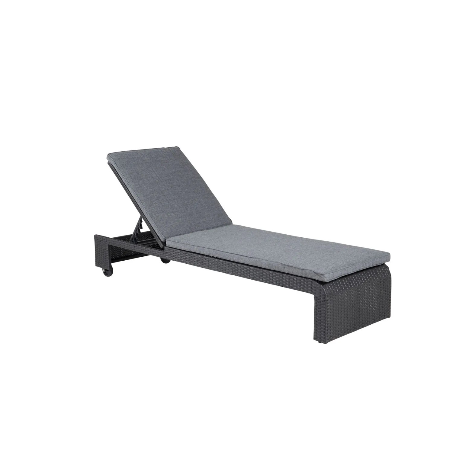 ebuy24 London Sonnenliege Schwarz