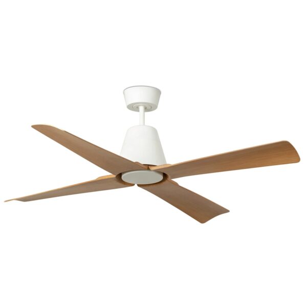 FARO Outdoor Energiespar Deckenventilator mit Fernbedienung Typhoon Weiß - Ahorn IP44 FARO Outdoor Energiespar Deckenventilator mit Fernbedienung Typhoon Weiß - Ahorn IP44