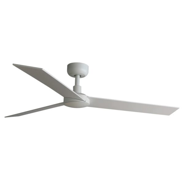 FARO Energiespar Deckenventilator mit Fernbedienung Rudder L Weiß 132 cm