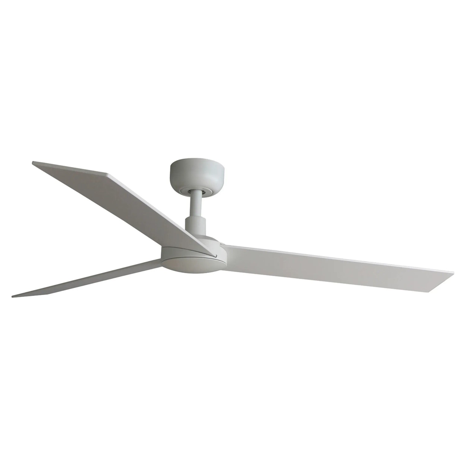 FARO Energiespar Deckenventilator mit Fernbedienung Rudder L Weiß 132 cm
