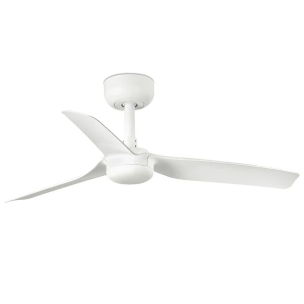 FARO Energiespar Deckenventilator mit Fernbedienung Mini Punt 90 cm Weiß - Weiß