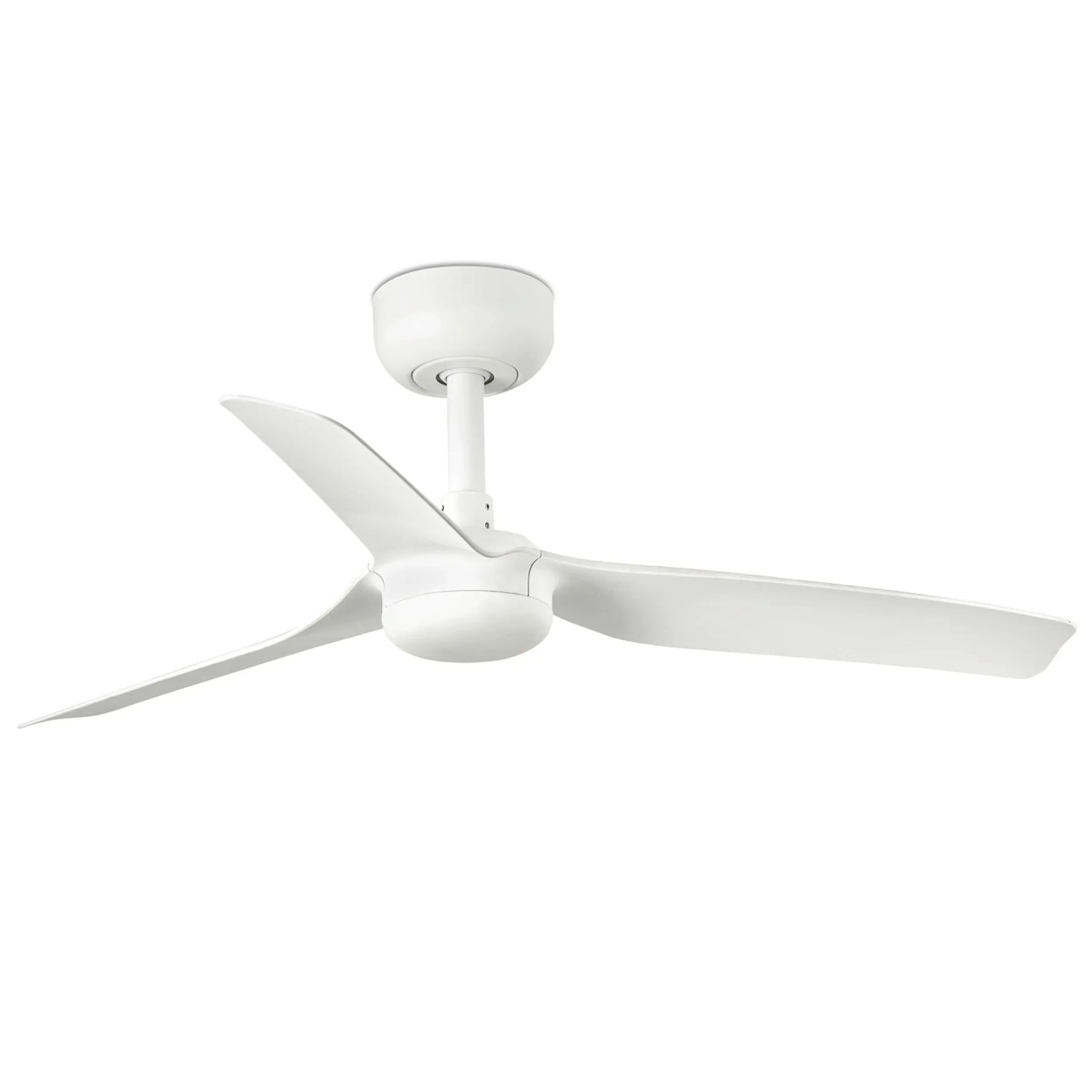 FARO Energiespar Deckenventilator mit Fernbedienung Mini Punt 90 cm Weiß - Weiß