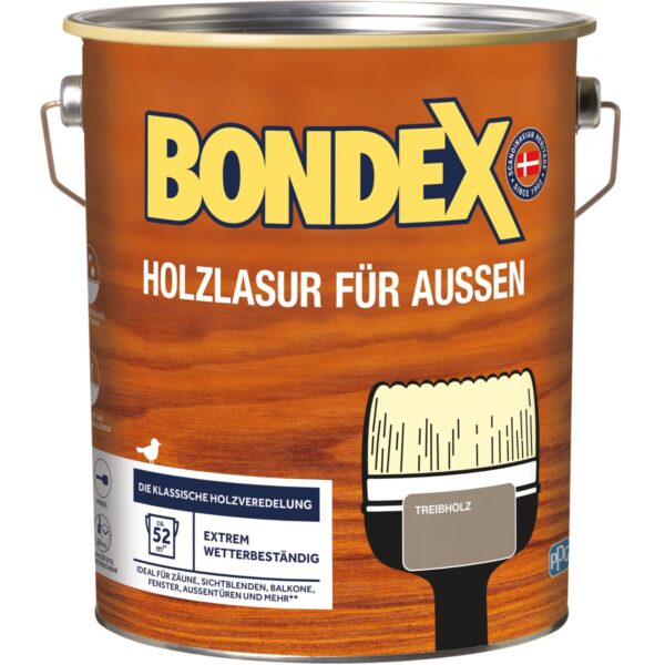 Bondex Holzlasur für Aussen Treibholz 4,