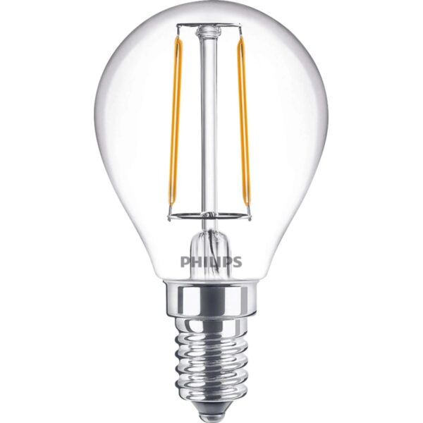 Philips LED-Leuchtmittel E14 Tropfenform 2 W Warmweiß 250,m 8 x 4,5 cm (H x Ø)