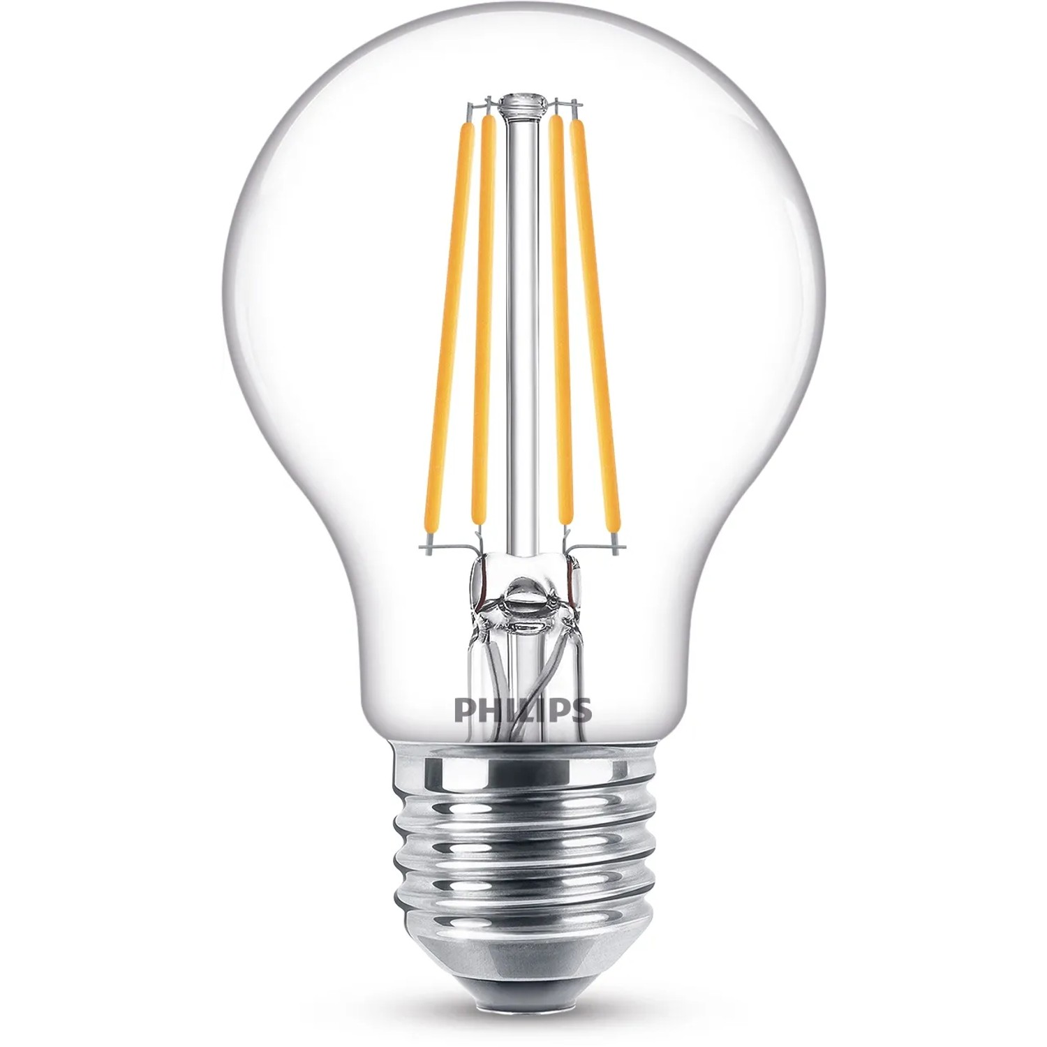 Philips LED-Leuchtmittel E27 Glühlampenform 7 W 2er Set 10,4 x 6 cm (H x Ø)