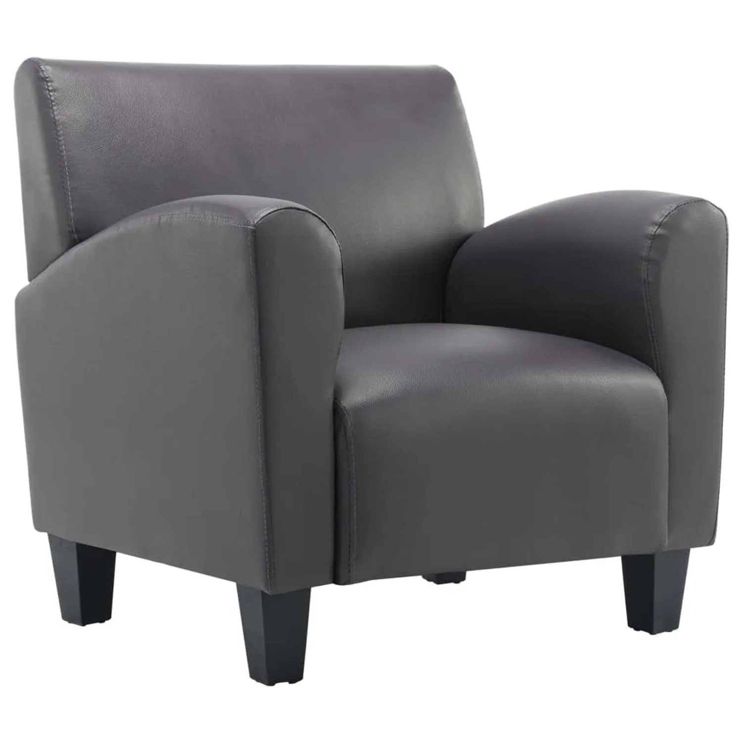 vidaXL Sessel Grau Kunstleder 248619