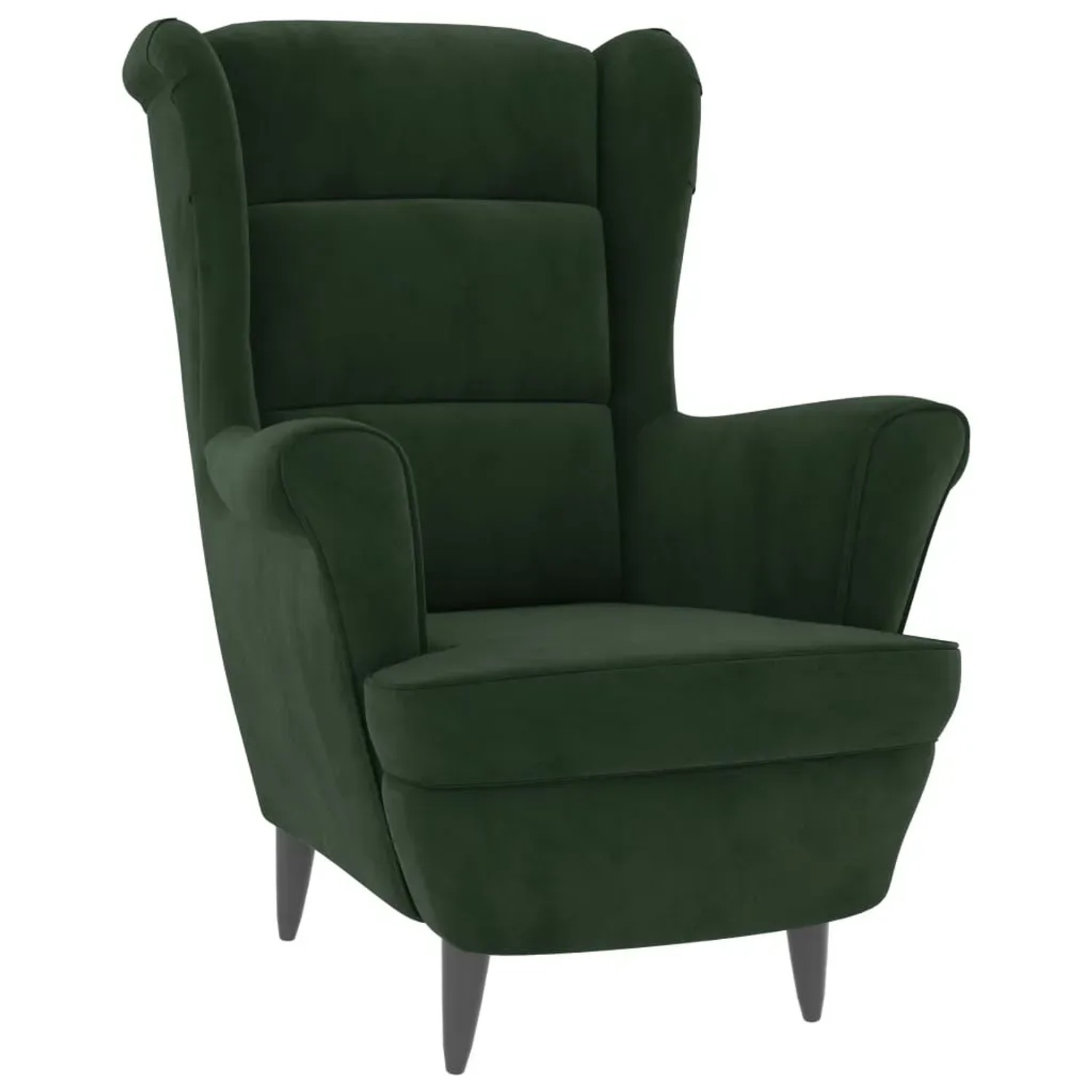 vidaXL Sessel Dunkelgrün Samt Modell 1