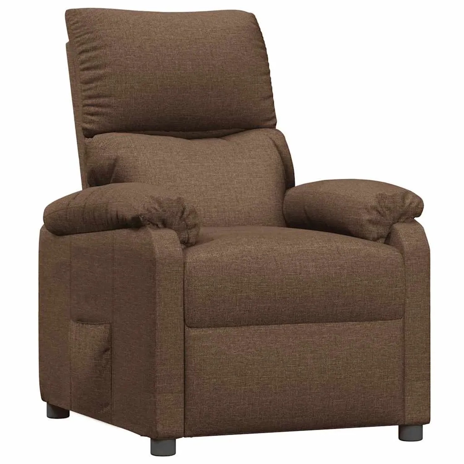 vidaXL Relaxsessel Braun Stoff 340179