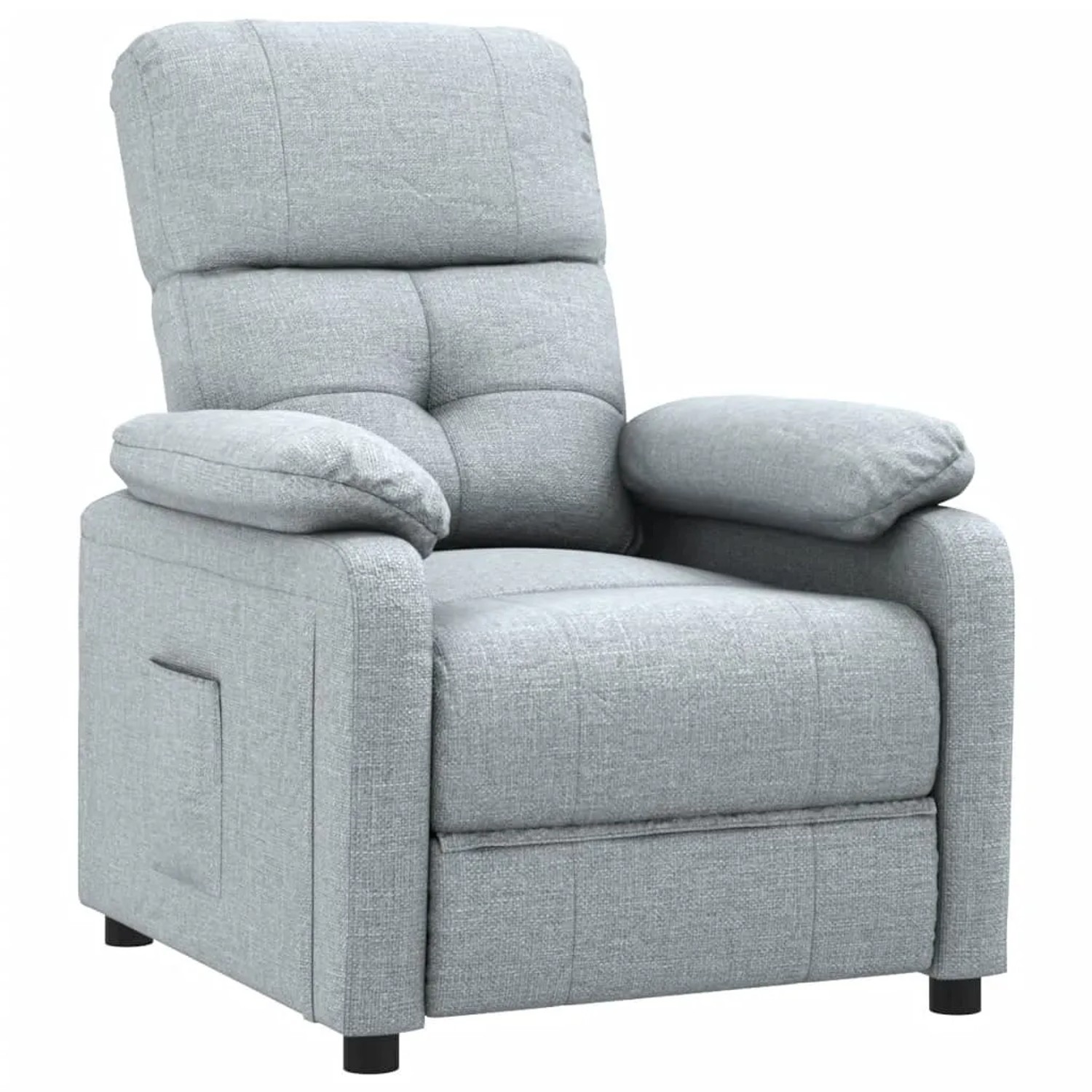 vidaXL Relaxsessel Hellgrau Stoff Modell 69